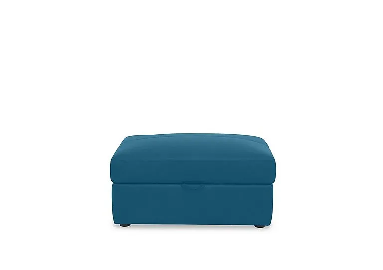 Viali Leather Storage Footstool