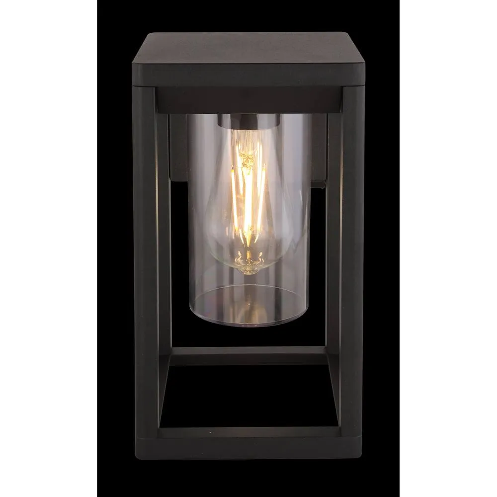 Netlighting Candela Outdoor Wall Lantern Matt Black 1x E27 5