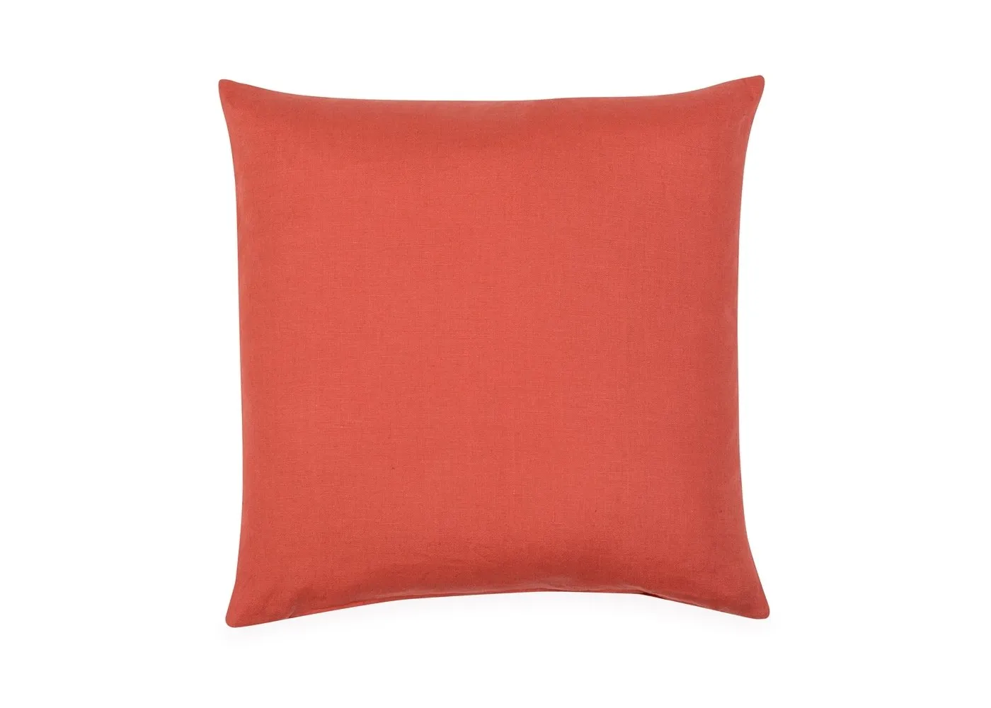 Heal's Linen Cushion Terracotta 43 x 43cm