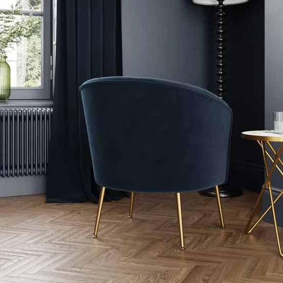Matilda Velvet Tub Chair 4