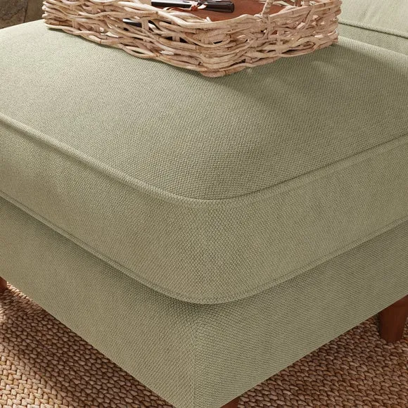 Beatrice II Soft Tonal Chenille Footstool 2