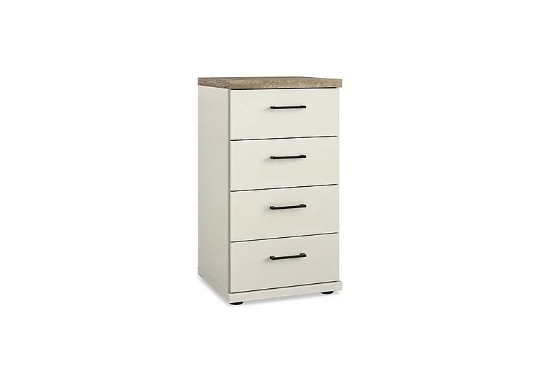 Adeline Narrow 4 Drawer Chest - Champagne