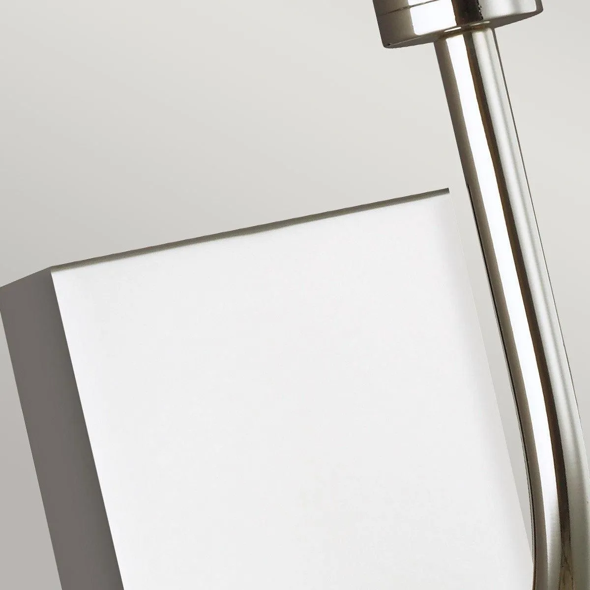 Netlighting Brianna 1 Light Wall Light Polished Nickel E14 in Grey 3