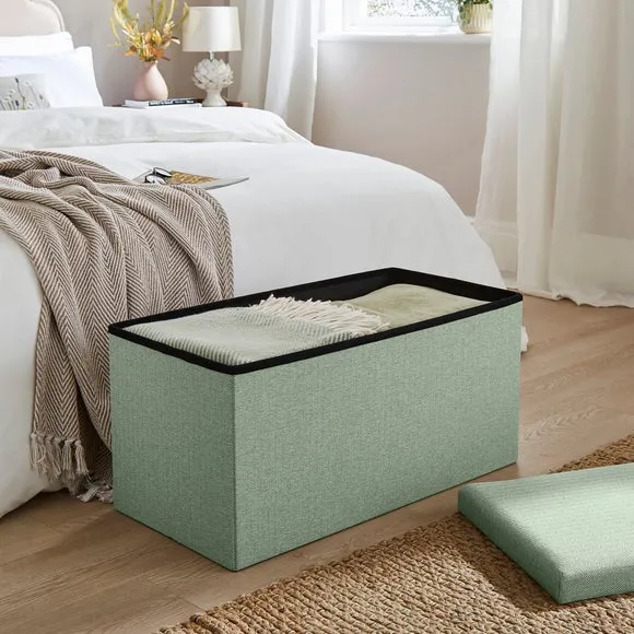 Herringbone Rectangle Ottoman 2