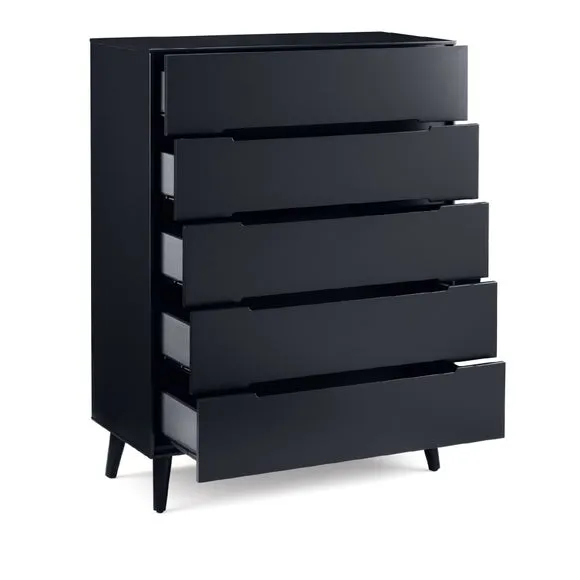 Cecil 5 Drawer Chest, Anthracite 3