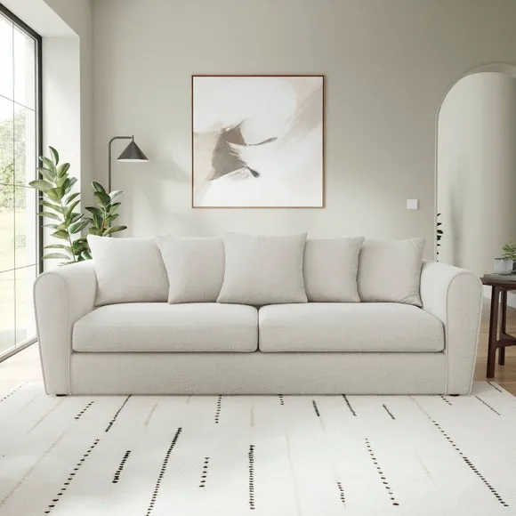 Blake Soft Texture Chenille 4 Seater Sofa 1