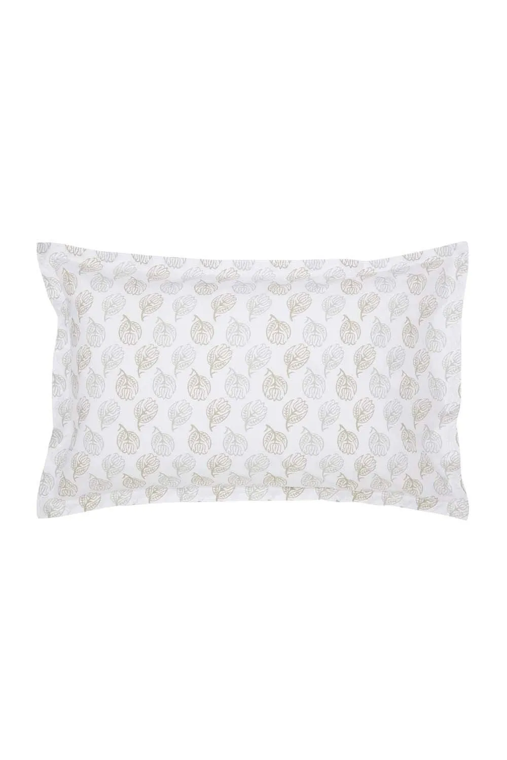 Murmur 'Georgia' Cotton Percale Duvet Cover Set in Green 3
