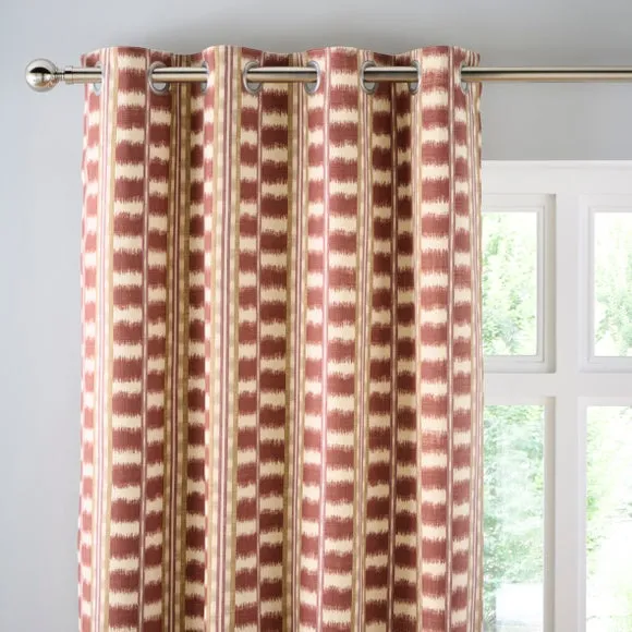 Avis Stripe Eyelet Curtains 1