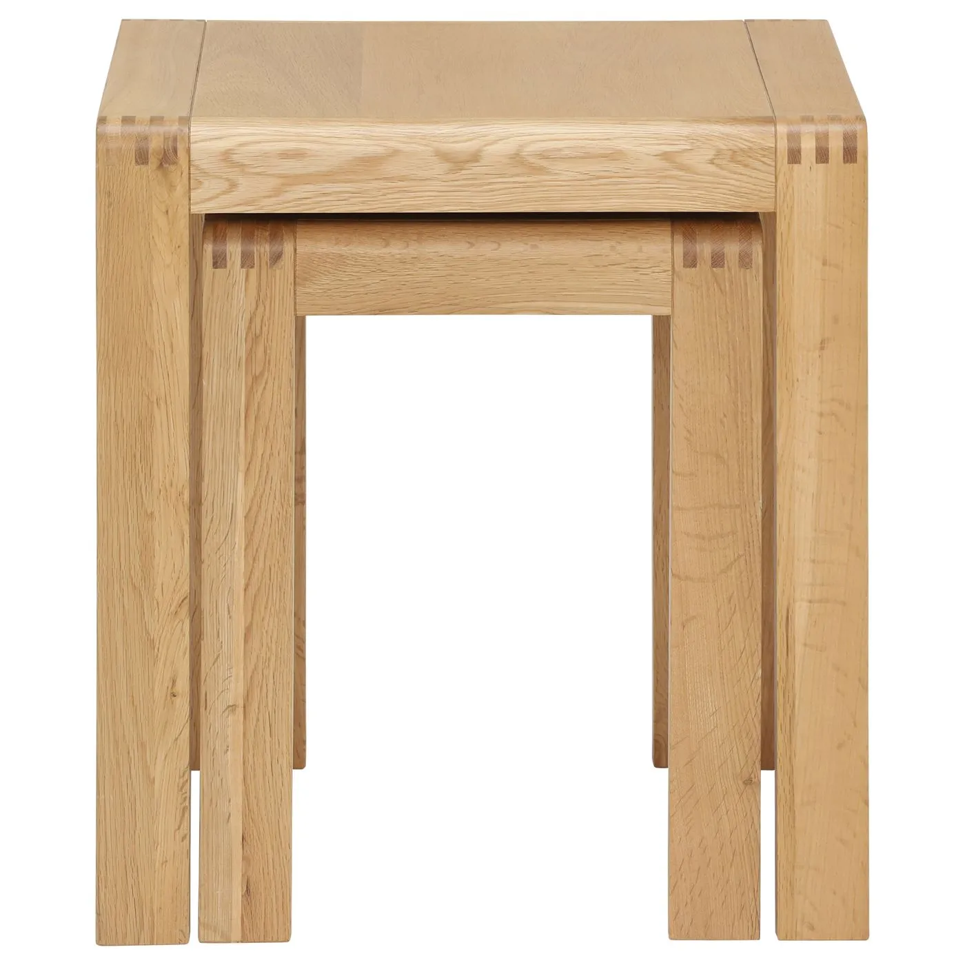 Ercol Bosco Nest Of Tables, Neutral Oak | Barker & Stonehouse 3