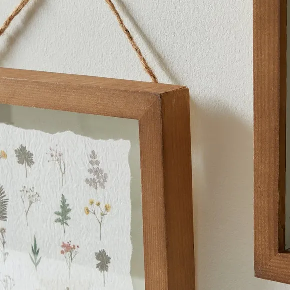 Set of 6 Pretty Boho Dried Floral Framed Prints 3