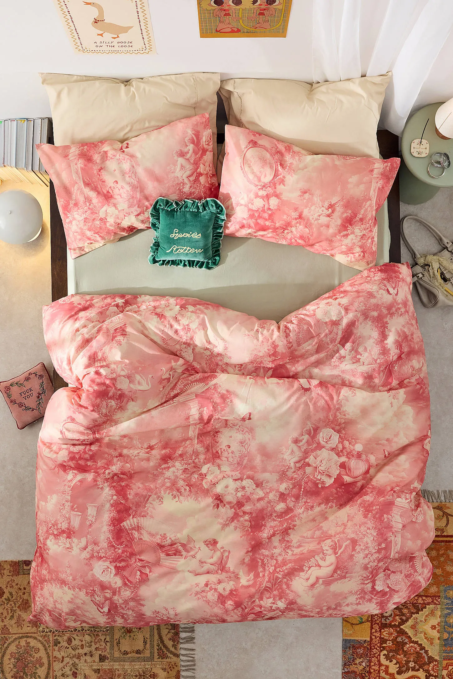 Cherub Dream Duvet Set - Pink