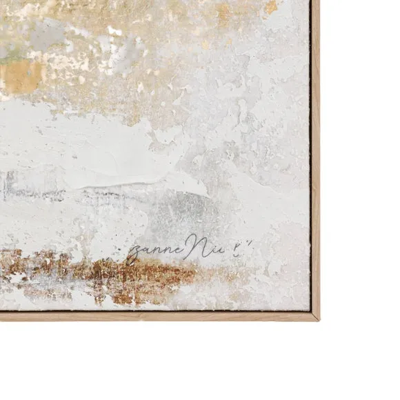 Cedar and Sage Monochrome Abstract Framed Canvas 5