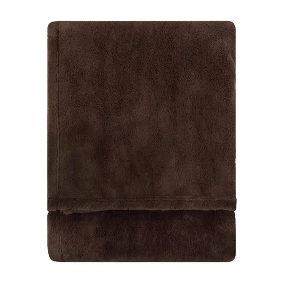 Furn Kallu Double-sided Faux-fur Throw Chocolate 150 X 200Cm, Brown 3