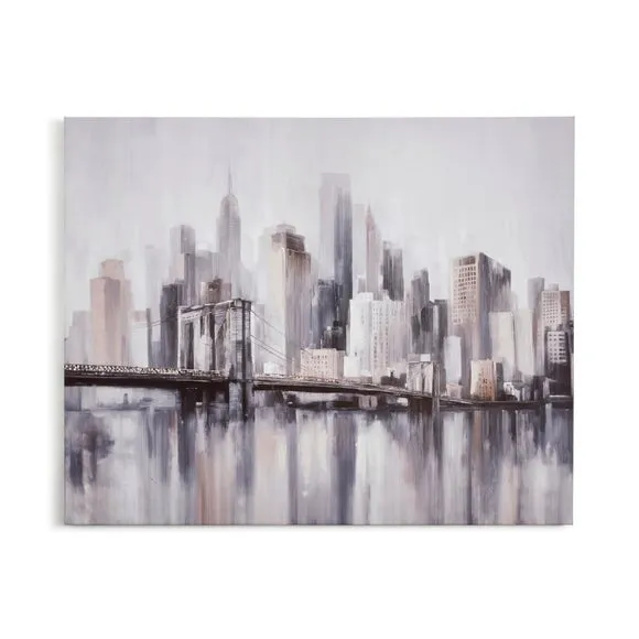 Abstract Cityscape Canvas 3