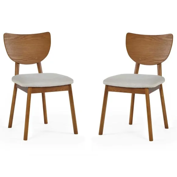 Lowry Set Of 2 Dining Chairs, Ash 2