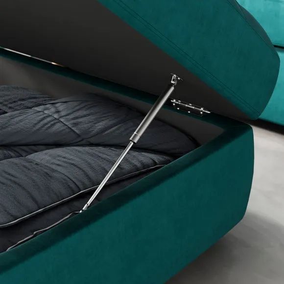 Zoe II Velvet Storage Footstool 3