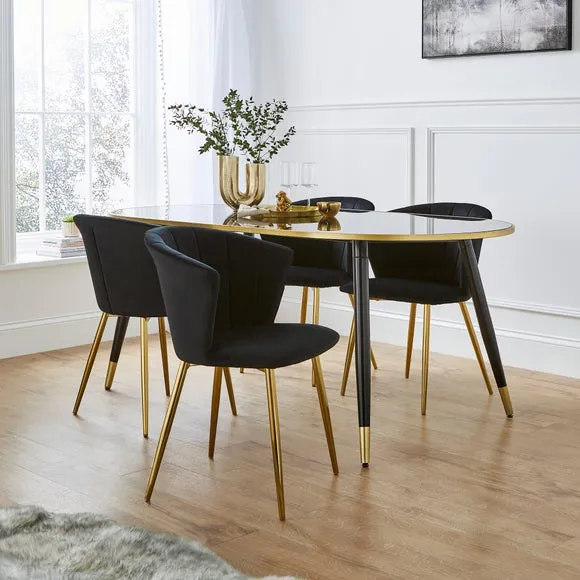 Kendall Dining Chair, Velvet 2