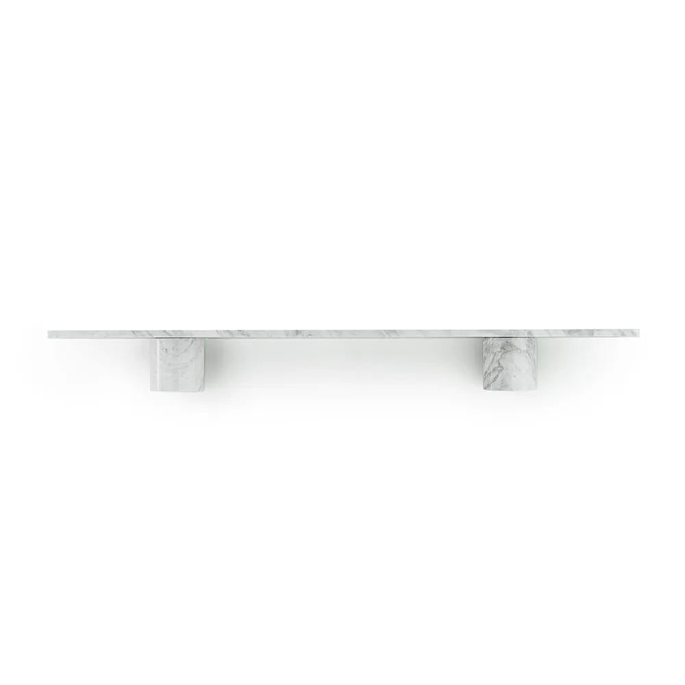Normann Copenhagen Sten Shelf 120cm White Marble 2
