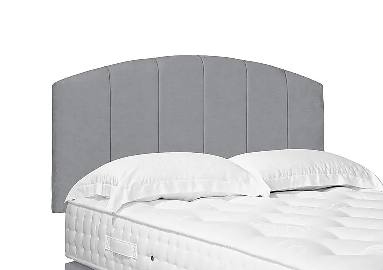Artisan Collection Bow Standard Strutted Headboard - Single - Aston Silver