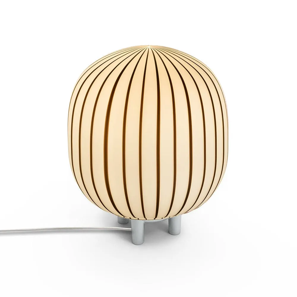 Established & Sons Filigrana T2 Cylinder Table Lamp White/Black 2