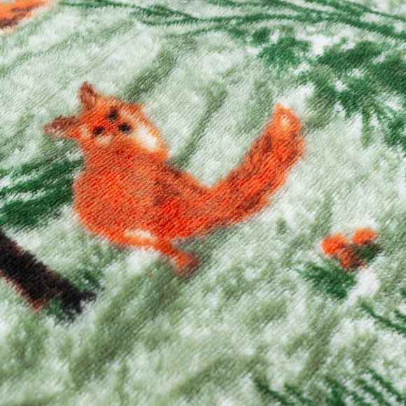 Lodge Wood Sherpa Throw Blanket 130cm x 150cm 2