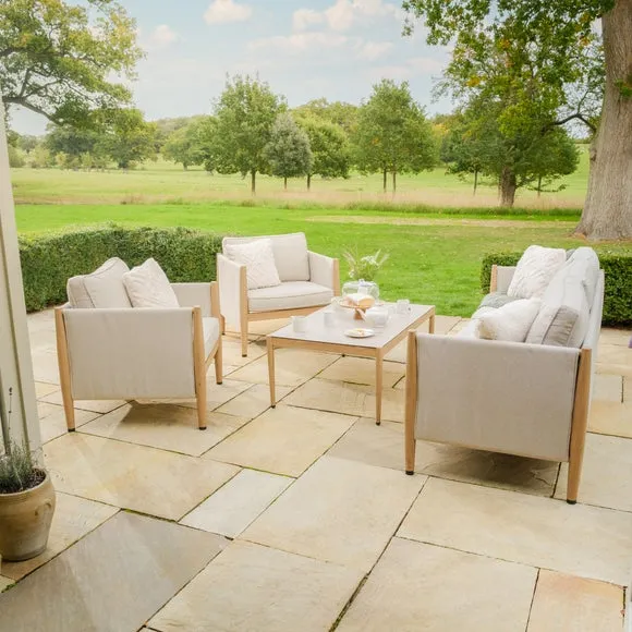 Maze Burford 3 Seater Garden Sofa Set