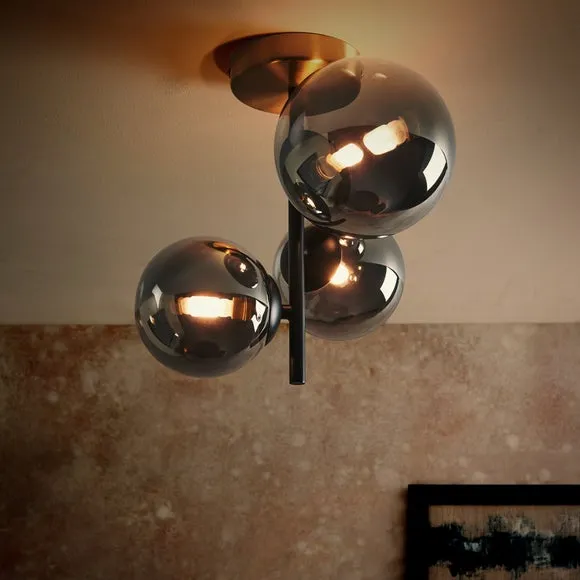 Ophir 3 Light Semi Flush Ceiling Light 2