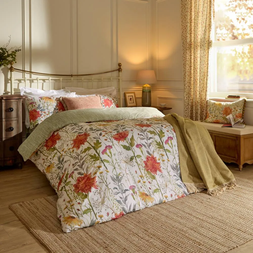 Voyage Maison Delamere 100% Cotton Reversible Duvet Cover Set
