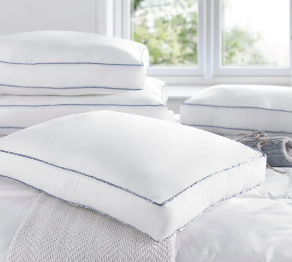 Luxury Bamboo Memory Foam Laytech Foam Pillow - White - Fabric