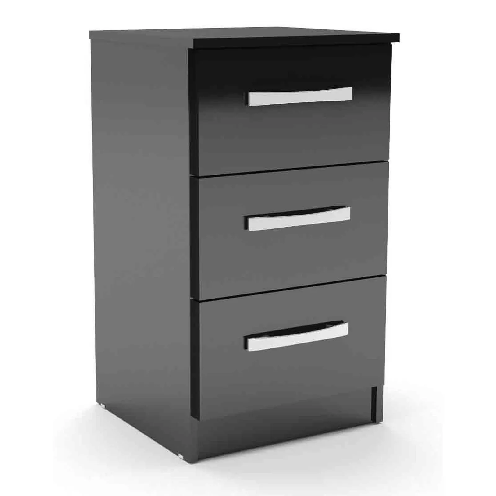 Lynx 3 Drawer Bedside Table