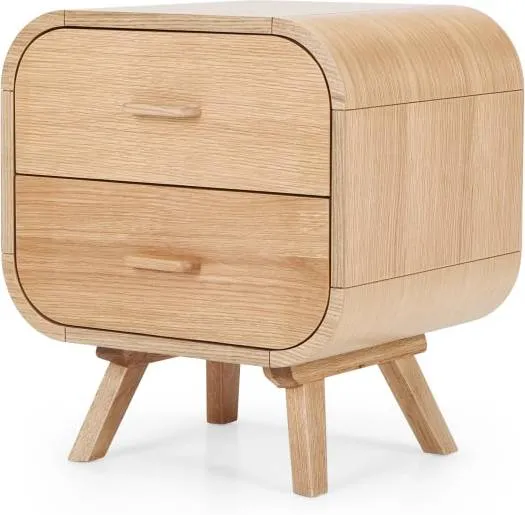 Fonteyn Bedside Table, Oak 
