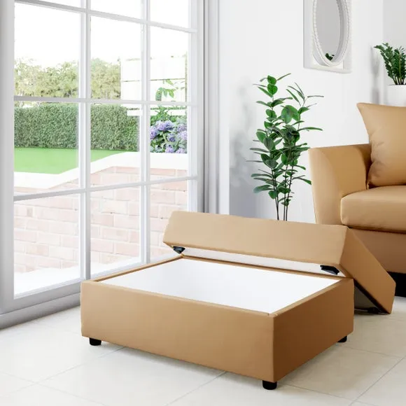 Rectangle Opulent Velvet Storage Footstool 2