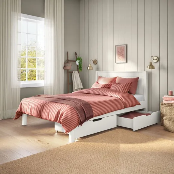 Classic Low End Bed with 2 Underbed Drawers 2