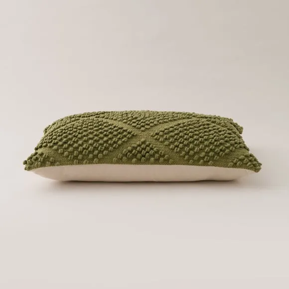 Bobble Diamond Dyed Jersey Rectangle Cushion 4