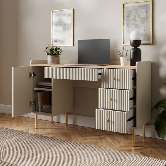 Georgi Standard 4 Drawer Desk 2