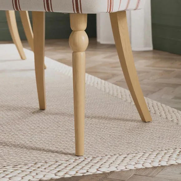 Petit Dining Chair, Folkstone Stripe 5