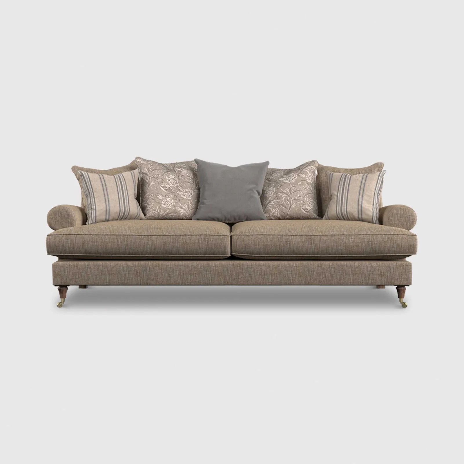 English Heritage Finch Large Sofa Pillow Back, Neutral | Barker & Stonehouse 1