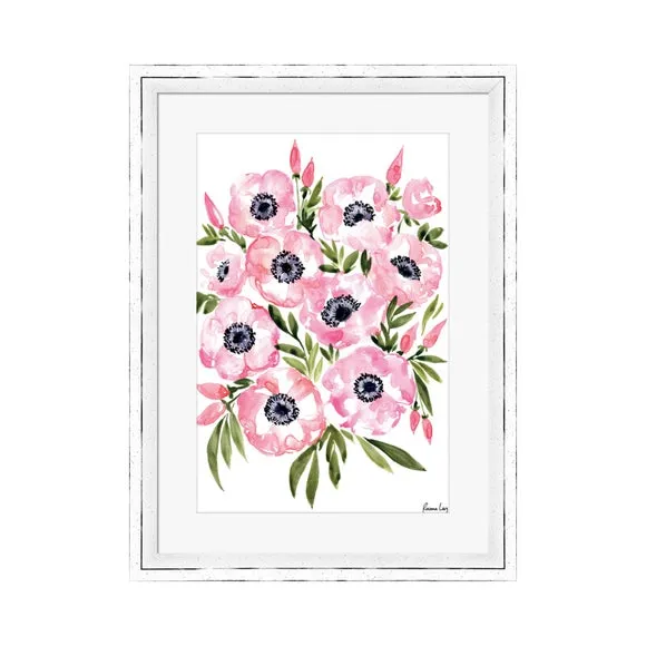 The Art Group Pink Anemones Framed Print 2