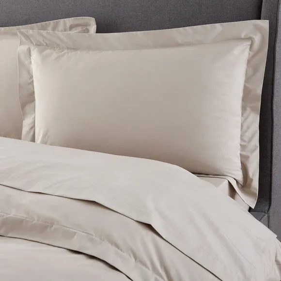 Hotel 230 Thread Count Crisp 100% Cotton Percale Oxford Pillowcase