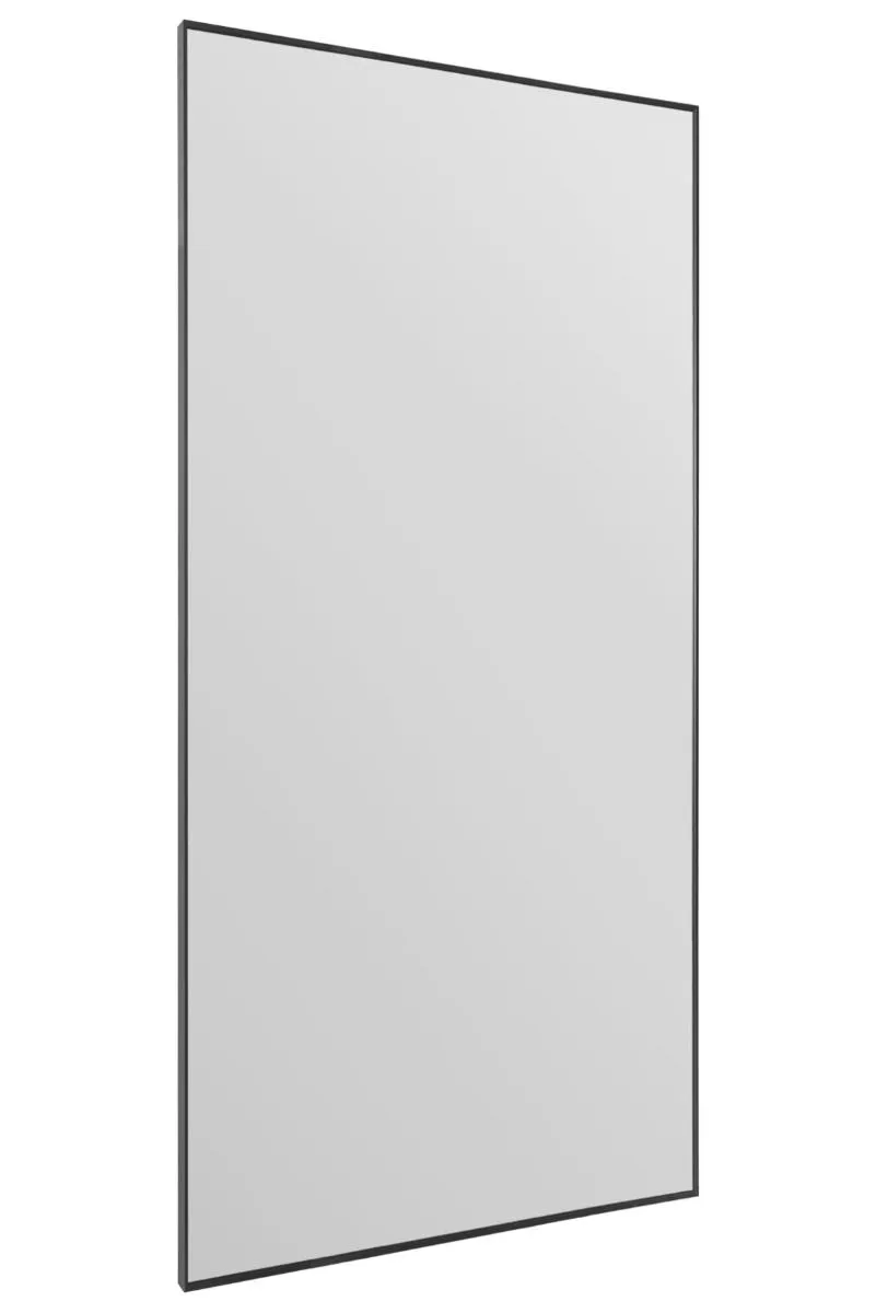 MirrorOutlet Black Aluminium Edged Wall Mirror 79" X 39" (200CM X 100CM) 4