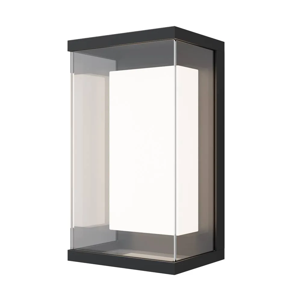 Netlighting Baker Street Outdoor Modern Wall Lamp Black 3000K 420lm IP65