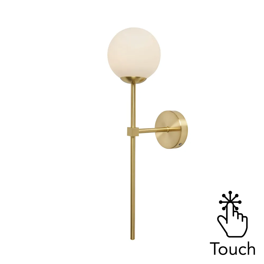 Suzie Rechargeable Wall Light, Brass