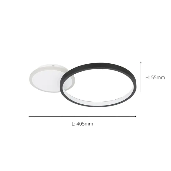 EGLO Gafares LED Flush Ceiling Light 5