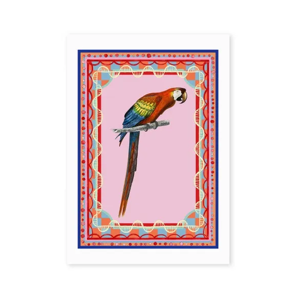 East End Prints Birdframe Macaw Print 2