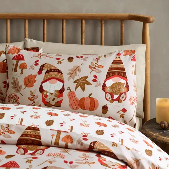 Catherine Lansfield Woodland Gnomes Duvet Cover & Pillowcase Set 2