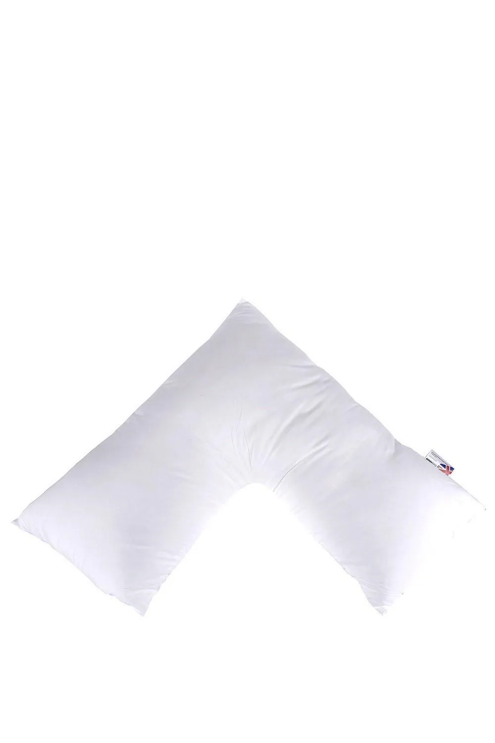 Homescapes Luxury Hotel Quality Super Microfibre V Shaped Pillow in White