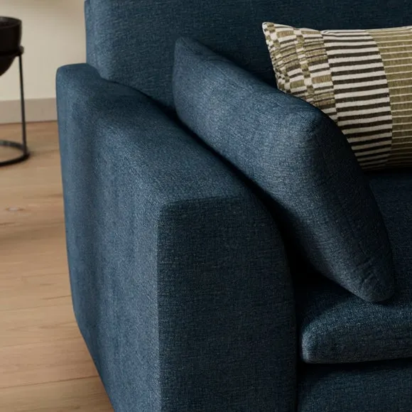 Aspen Textured Faux Linen 2 Seater Sofa 4