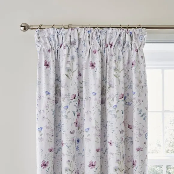 Dorma Wildflower Blackout Pencil Pleat Curtains 1