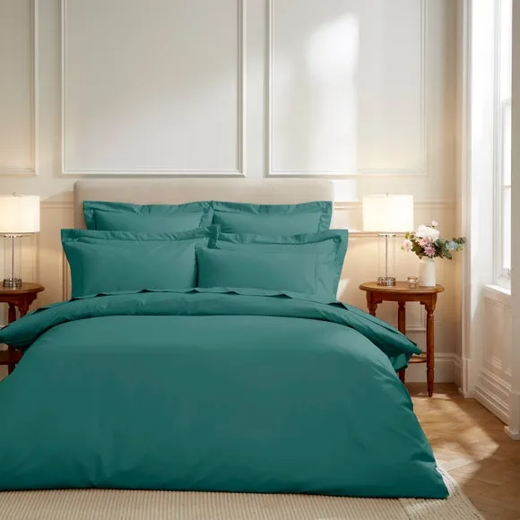 Dorma Crisp & Fresh 400 Thread Count Egyptian Cotton Percale Duvet Cover 1