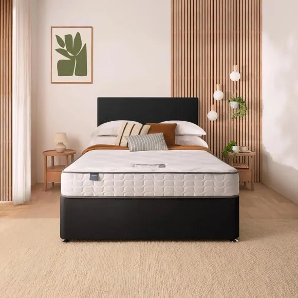 Silentnight Divan Bed With Fabric Paris Headboard and 800 Pocket Sprung Mattress 2